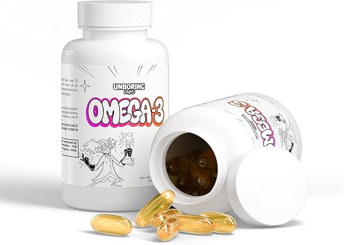 Omega-3 EPA 180mg + DHA 120mg Fish Oil Softgels 100 Count 0.38 lb