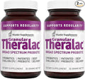 Master Supplements Granular Theralac - 1.05 oz Pack of 2 - Multi-Strain Probiotic Powder for Optimal Gut Health - Great for Kids - Vegan Gluten Free - 80 Total Servings
