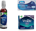 AXIV VroZzz Melatonin Gummies + Notts PM Acetaminophen Caplets Liquid Formula Value Bundle