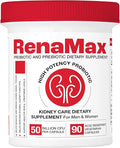 Capsule Kidney Restores &amp Kidney Care Supplement - Probiotic &amp Prebiotic Supplement to Support Normal Kidney Function - 50 Billion CFU per Capsule - Made in U.S.A (90 Caps (1 Pack))