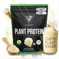 VEDGE Vegan Protein Powder - Plant Protein Powder with Pea Pumpkin &amp Sunflower - USDA Organic Amino Acids Dairy Free Gluten Free Soy Free Keto Non GMO Smooth Texture - Vanilla - 20 Serving