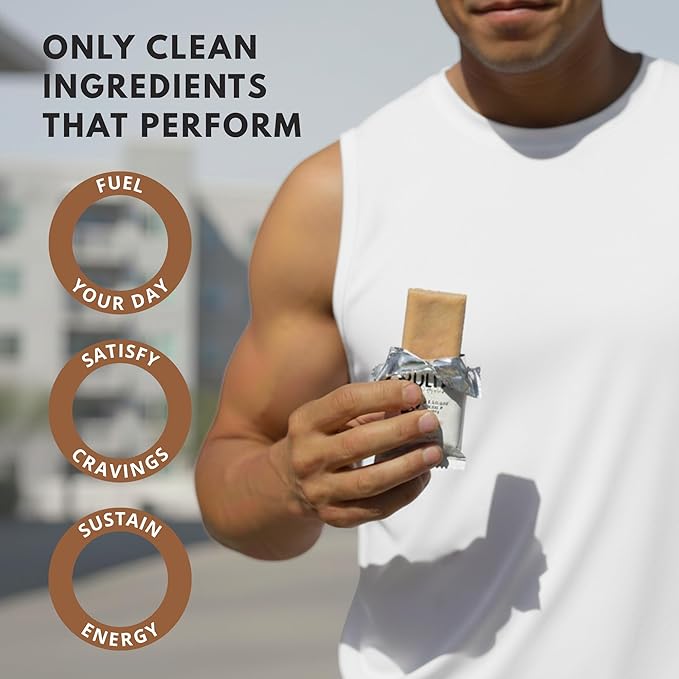 Nulla Bar 12 Count Box NO SEED OILS 20 grams Protein 2-3g Net Carbs (Double Chocolate)