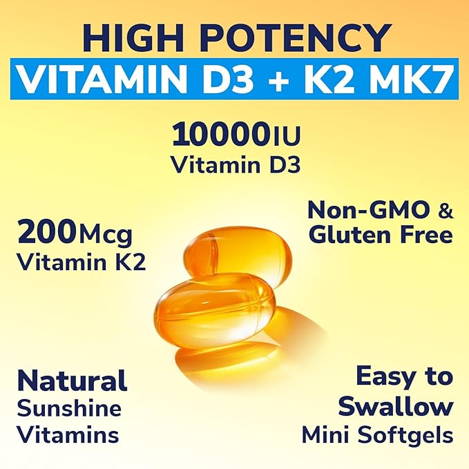 Women's Probiotics 100 Billion CFU &amp Vitamin D3 K2 10000 IU