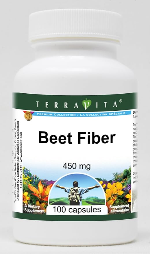 Beet Fiber - 450 mg (100 Capsules ZIN: 519162) - 3 Pack