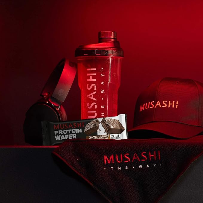 MUSASHI High Protein Bar 45g Protein 2g Total Sugars Milk Chocolate Brownie Post Workout and Protein Snack On The Go 12 Pack of 3.2oz (90g) Bars