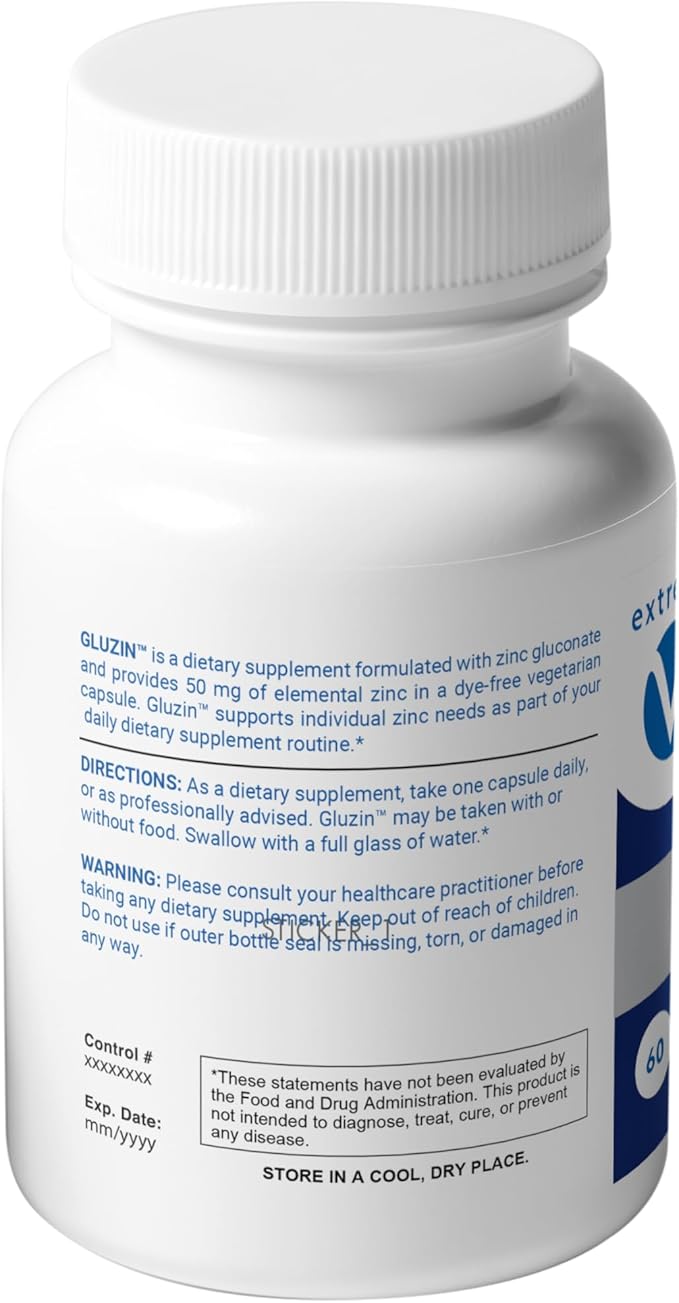 ZINC MG50 - Zinc Gluconate 50mg (2 Bottles - 120 Capsules)