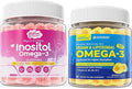 Vegan Omega-3 Gummies Inositol + Omega-3 Gummies 2 Pack
