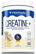 Creatine Monohydrate Powder for Women Micronized Creatine Monohydrate with goBHB &amp CognatiQ Building Strength Energy &amp Mental Clarity 5g Creatine per Serving Pineapple Coconut Flavored – 30