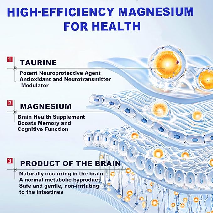 LIIFE Magnesium Taurate 1100mg -180 Vegetarian Capsules-200MG Elemental Magnesium Per Serving - Supports restful Sleep &amp Helps Maintain Healthy Muscle Function