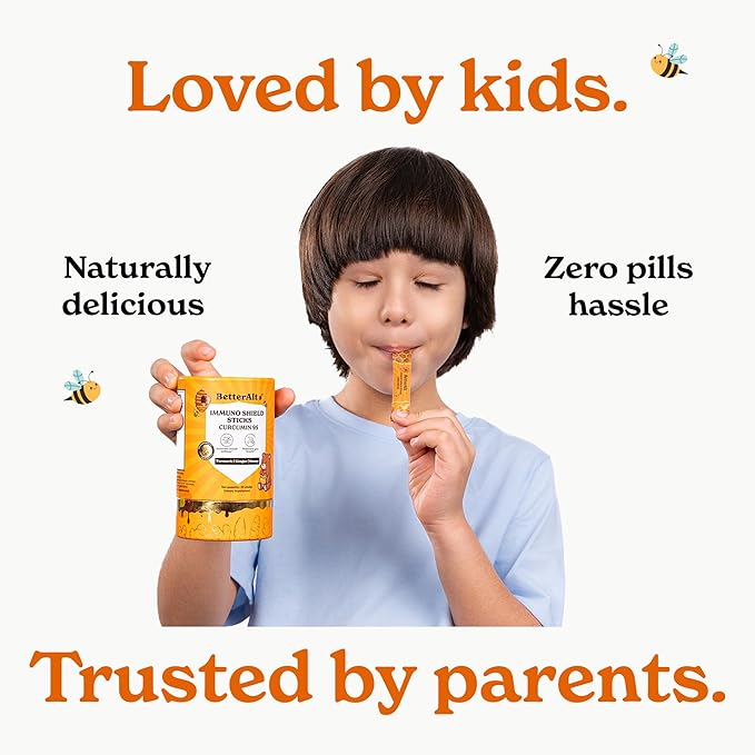 Better Alt Immuno Shield Curcumin Honey Sticks