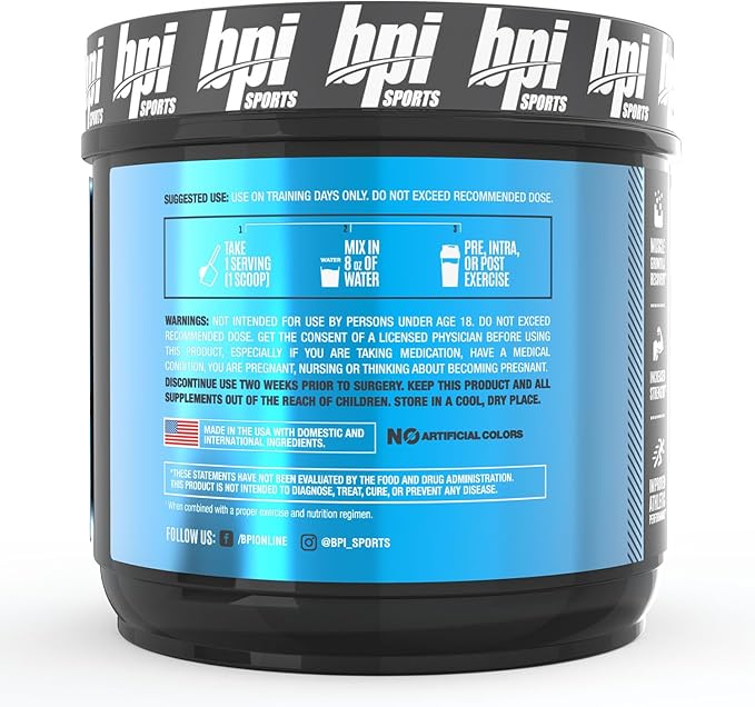 BPI Sports Micronized Creatine - Increase Strength - Reduce Fatigue - Lean Muscle Building - 100% Pure Creatine - Better Absorption - Supports Muscle Growth - Unflavored - 120 Servings - 21.16 Ounce