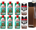 Protein Shake Variety Pack – 8 Ready-to-Drink Chocolate &amp Mint-Style Protein Beverages 11 fl oz Bottles | Includes Free Reusable Water Bottle | Custom Bundled by MOOCHI