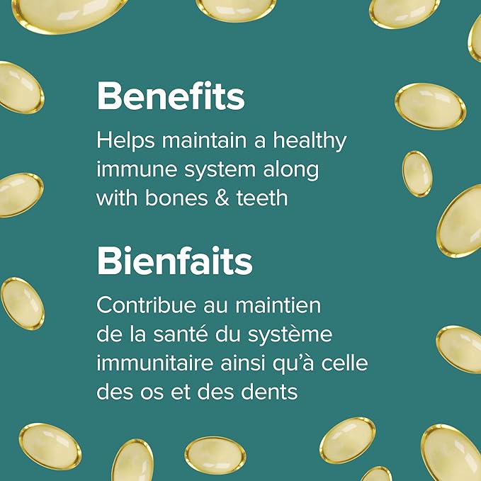 Webber Naturals Vitamin D3 1000 IU 375 Softgels
