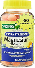 SV Extra Strength Magnesium Gummies for Bone and Muscle Health 250mg 60ct + VSL Sticker