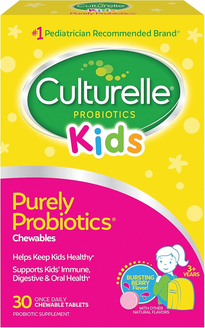 Culturelle Kids Complete Chewable Multivitamin + Probiotic for Kids &amp Kids Chewable Daily Probiotic for Kids