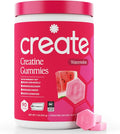 Create Creatine Monohydrate Gummies for Men &amp Women Boost Focus Strength and Endurance Anti-Melting Formula Vegan Gluten-Free Non-GMO 1.5g of Creatine per Gummy (Watermelon)