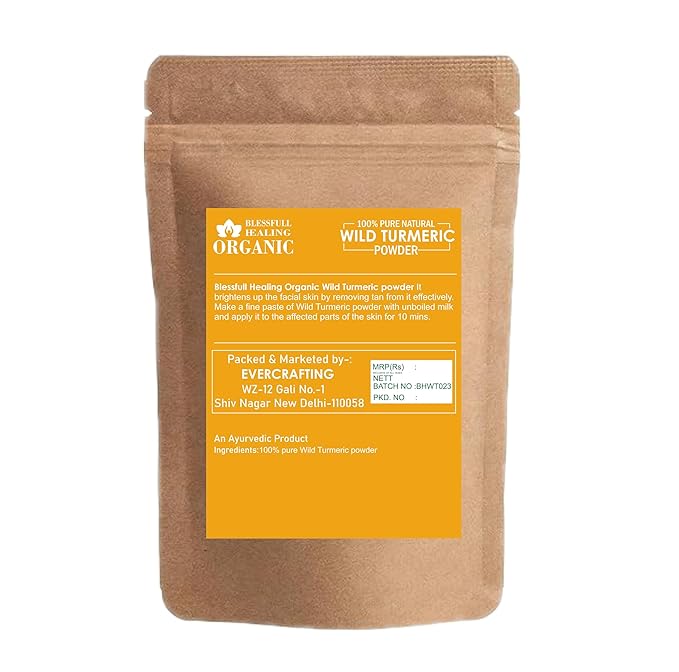 Luxury 100% Pure Natural Wild Turmeric Powder | 100 Gram / 3.52 oz