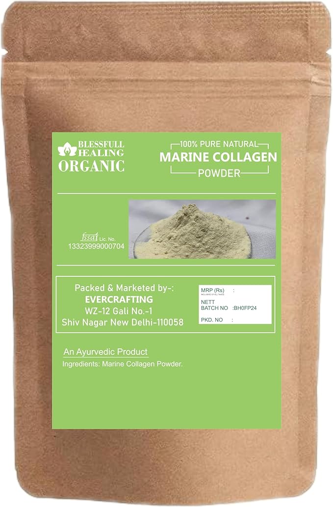 Organic Marine Collagen Powder 100% Pure Natural 300 Gram / 10.58 oz