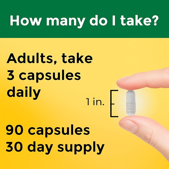 Nature Made Magnesium L-Threonate with Vitamin C &amp Vitamin D3 Provides 130 mg of Mag from 1800 mg Magnesium L Threonate Cognitive Support Magnesium-Supplement 90 Capsules 30 Day Supply(Pack o