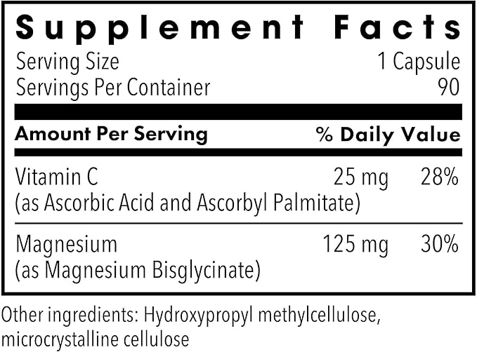 MethylPro Magnesium Glycinate - Magnesium Supplements with 125mg of Magnesium Bisglycinate per Capsule - Support Deep Rest and Healthy Methylation - Pairs Well with L-Methylfolate (90 Capsules)