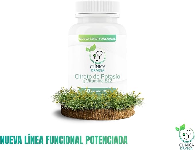 CLINICA DR. Vega Citrato de Potasio y Vitamina B12 60 Capsules (500 mg)