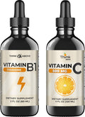 Vitamin B1 Thiamine Mononitrate - Liquid Drops - 2 oz