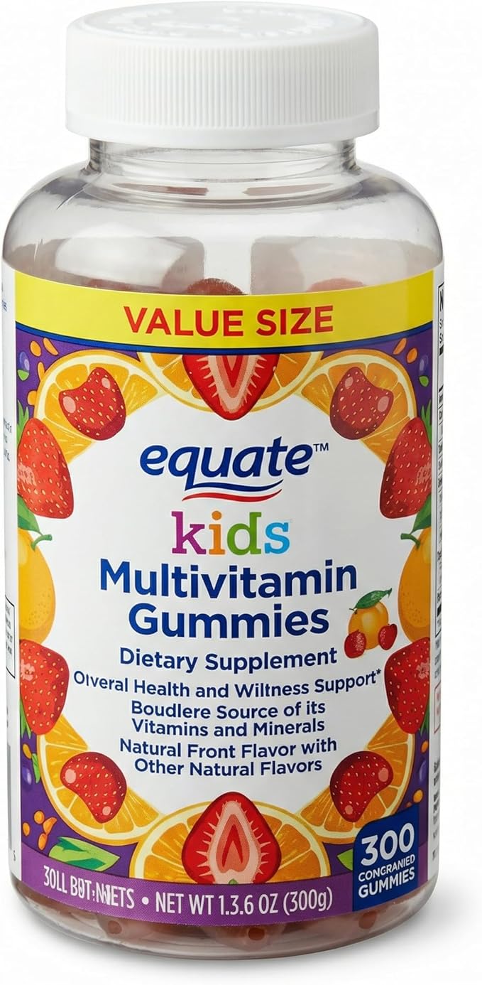 Multivitamin Kids Gummies – Vegetarian Dietary Supplement with Natural Flavors General Health Kids Vitamins