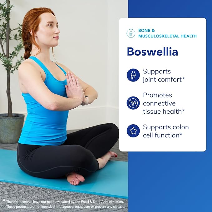 Pure Encapsulations Boswellia Supplement - for Joint Health GI &amp Connective Tissue - Supports Healthy Joints &amp Digestive Health* - Non-GMO &amp Vegan - 120 Capsules