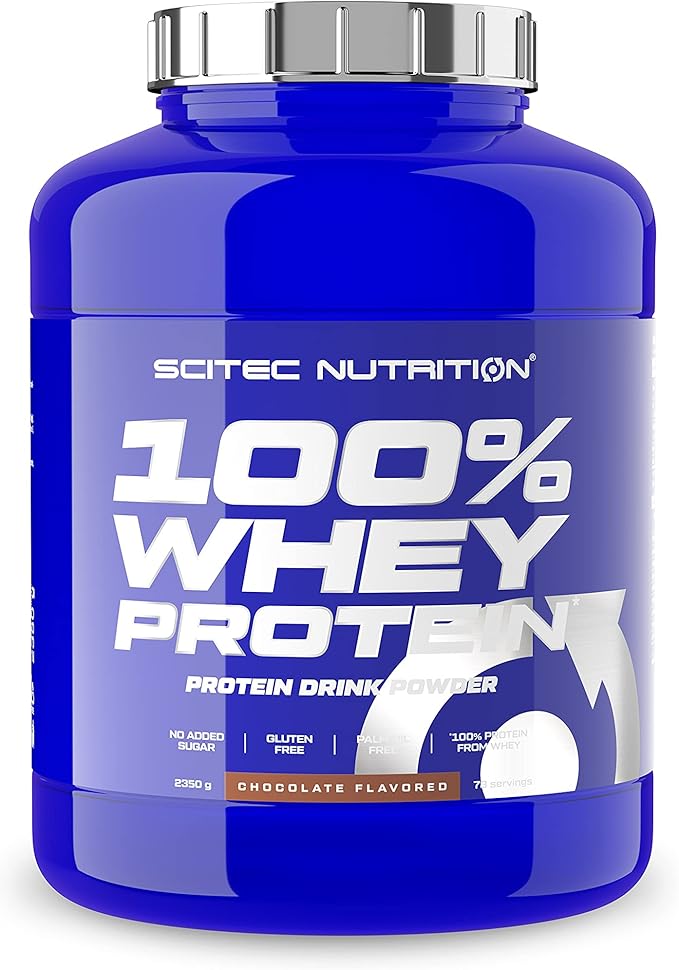 Whey protein 100% con aminoacidi extra scitec nutrition 2.35 kg cioccolato proteine scitec 0728633105618