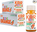 Kor Shot Kids Orange- 24 Pack x 1.7 Fl Oz - Immunity Shot - USDA Certified Organic