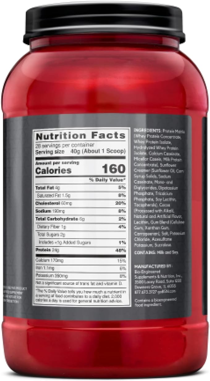 BSN SYNTHA-6 EDGE Protein Powder Chocolate Flavored Powder with Hydrolyzed Whey Micellar Casein for Muscle Gain Low Sugar 24g Protein Chocolate Milkshake 28 Servings 2.47 Pound (Pack of 1)