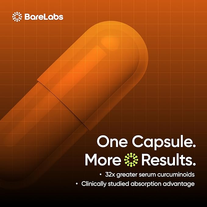 Turmeric Curcumin Supplement - 250 mg Curcumin High Absorption Formula for Natural Inflammation Support and Joint Comfort - 30 Capsules