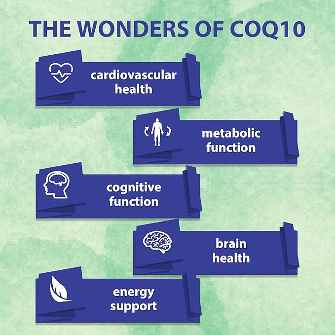 CoQ10 600mg Softgels | High Absorption CoQ10 Ubiquinol Supplement | Reduced Form Enhanced with Vitamin E &amp Omega 3 6 9 | Antioxidant Powerhouse Good for Health| 240 Softgels