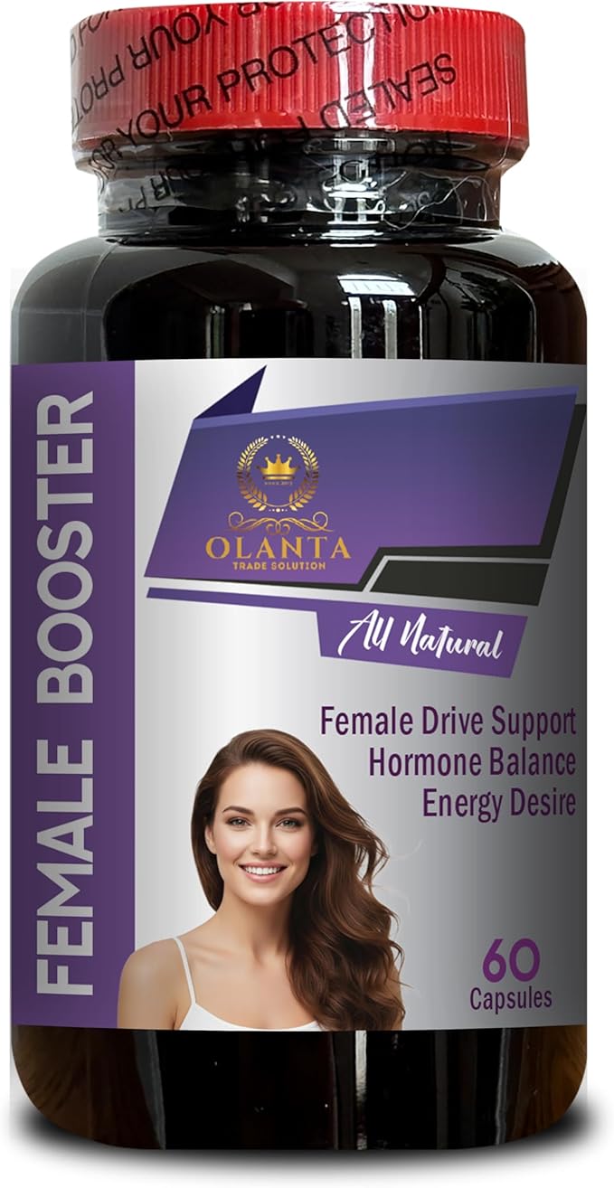 Support Female Energy &amp Hormone Harmony – Herbal Capsules with Wild Yam Red Clover &amp Resveratrol – Passion Support – 1 Bottles 60 Capsules
