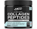 Collagen Peptides Powder with Vitamin C &amp Hyaluronic Acid - from Organic Cleanest Sources &amp Super High Absorption - Hydrolyzed Multi Type I II III V X - Skin Hair Supplement Made in USA