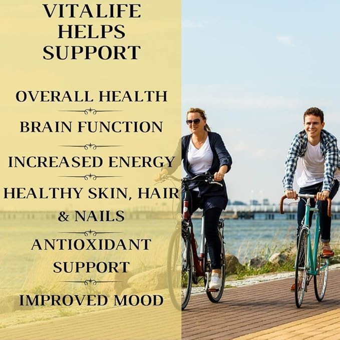 RSN | Vita Life | Complete Multivitamin &amp Mineral + COQ-10 | EFA | Veggies &amp Herbs Blend | 150 Capsules