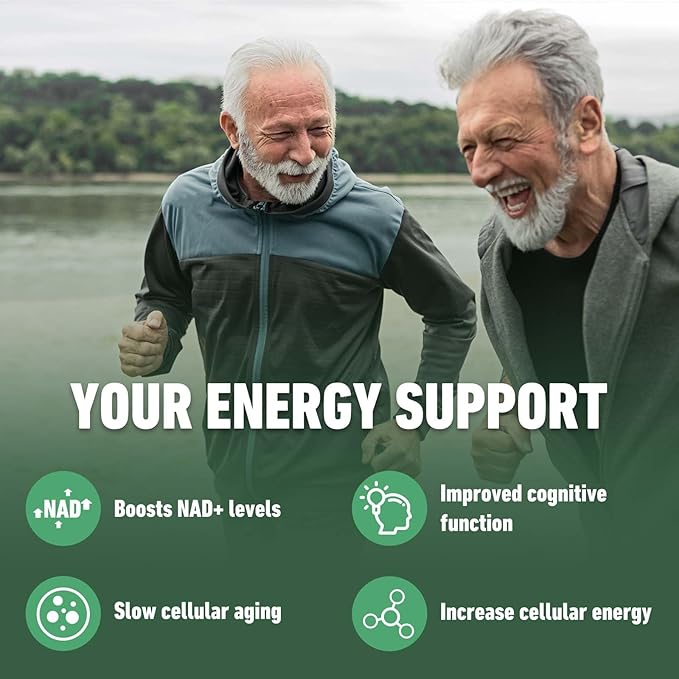 Airboy Liposomal Nicotinamide Riboside 900 mg NAD Supplement with ResveratrolNMN Alternative NAD Booster Support Anti-Aging Energy Focus - 80 Capsulesx 4 Pack