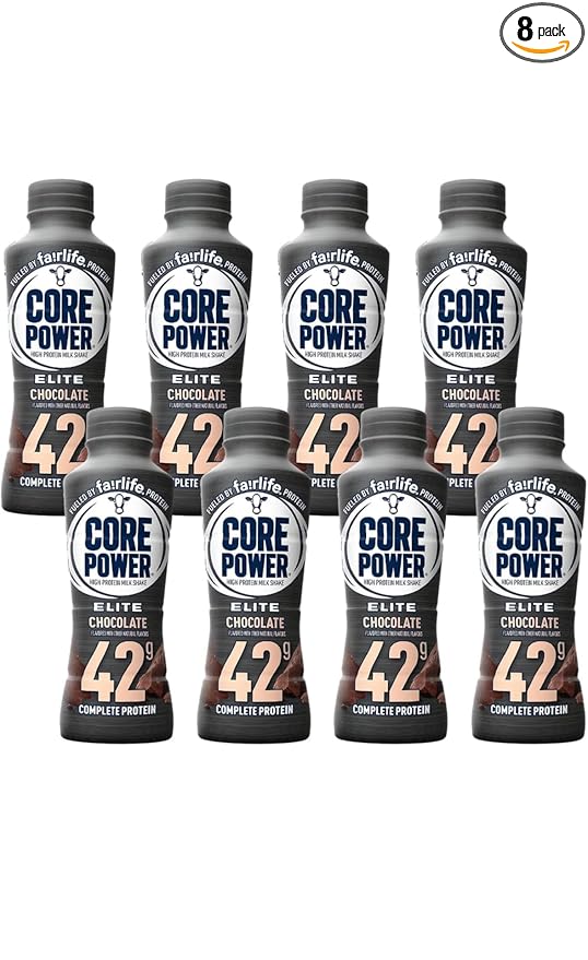Baxter Expresss Fa!rlife Core Power' Elite Chocolate (8 Pack) High Protein Milk Shakes 42g - 14 Fl Oz Sports Nutrition