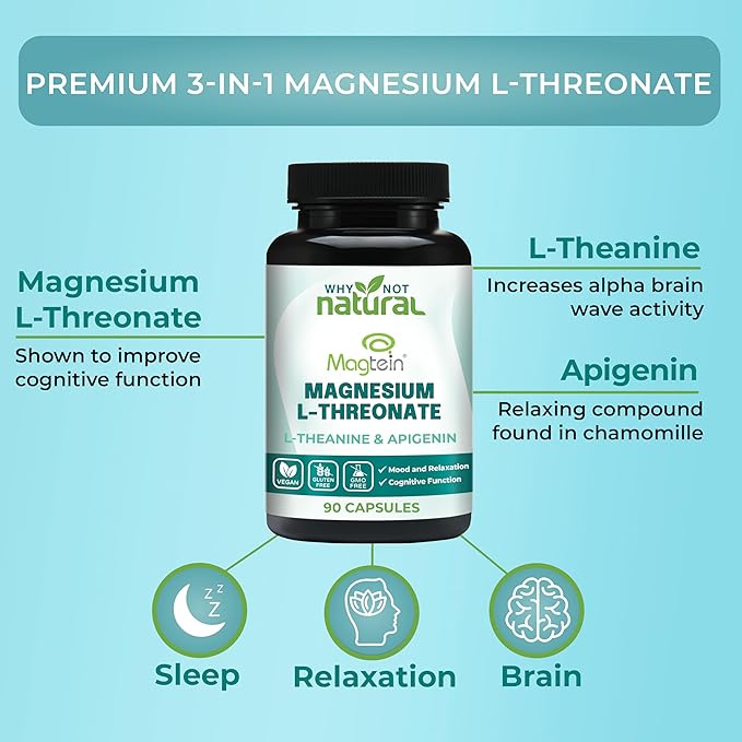 Why Not Natural Magnesium L-Threonate Complex and Vitamin D3K2
