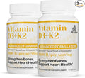 TURNER Vitamin D3 and K2 Caps High Potency D3 2000IU and K2 (MK7) 80mcg Unique VIT D3 from 100% New Zealand Sheep's Wool Lanolin. 120 Softgels 2 Month Supply