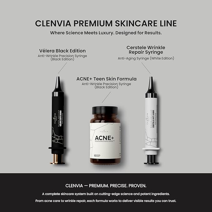 Acne+ Teen Skin Supplement – Vitamins A C E B Biotin &amp Pantothenic Acid – Supports Clear Skin Balanced Oil Production &amp Healthy Glow – 90 Vegetarian Capsules