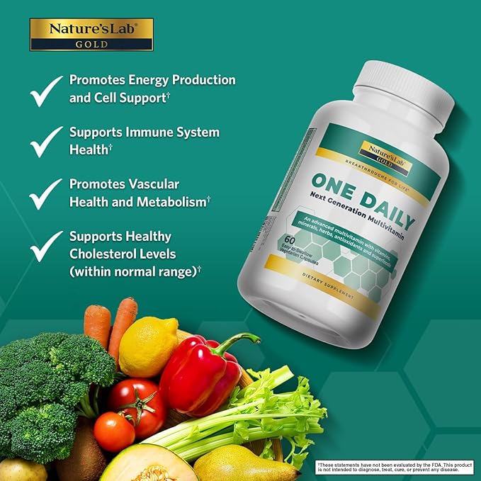 Nature's Lab One Daily Multivitamin Capsules 60 Count 120 Count