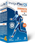 INVIGOFLEX® CS - Chondroitin Sulfate with Turmeric Curcumin Non GMO for Knee Hand Back &amp Hip Premium Joint Supplement