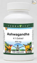 Ashwagandha 4:1 Extract - 450 mg (100 Capsules ZIN: 427749) - 2 Pack