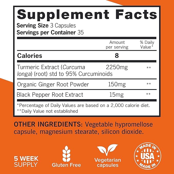 Qunol CoQ10 &amp Turmeric: CoQ10 200mg 60 Softgels &amp Turmeric Curcumin 2400mg 105 Capsules
