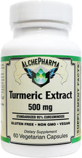 Turmeric Curcumin Supplement 500mg - Standardized to 95% Curcuminoids - Vegan Non-GMO Gluten Free