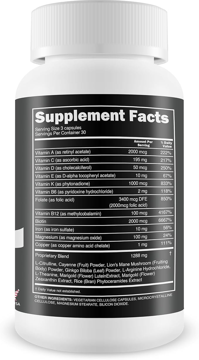 Silk Advanced Biotin Complex- Promotes Stronger Longer Hair-Healthier Skin- Ultimate Nail Strength