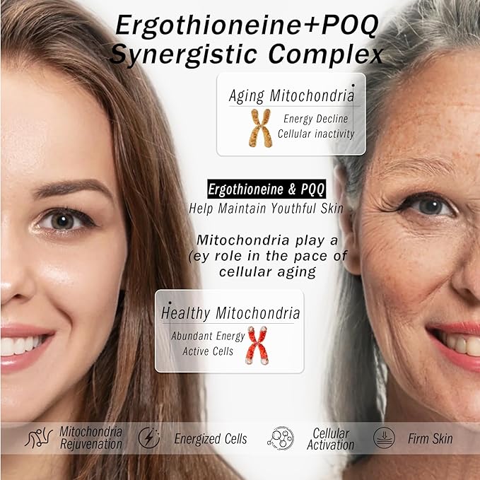NYO3 Anti-Aging Supplement for Women w/PQQ Krill Oil Astaxanthin Evening Primrose Oil Vitamins C &amp E – Supports Skin Firmness Brightness &amp Texture – 30 Serving