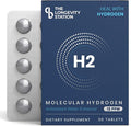 Molecular Hydrogen H₂ Tablets 12 PPM | Neutralize The Effects of Oxidative Stress &amp Free Radicals | Supports Cellular Health | Bioavailable Source of Magnesium | 30 Tablets