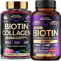 NUTRAHARMONY Biotin Collagen Gummies &amp Biotin with Silicon Softgels